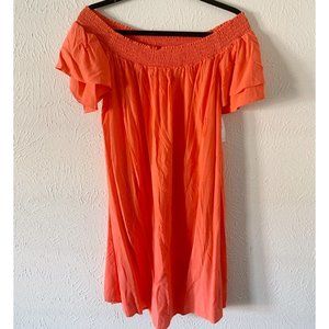 NWT Off-Shoulder Orange Dress